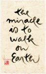 The Miracle is to Walk on Earth